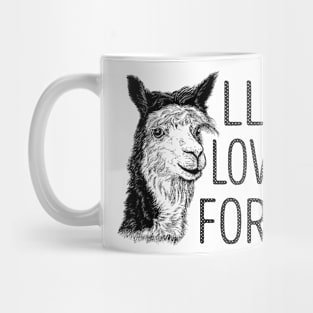 Llama Love You Forever Mug